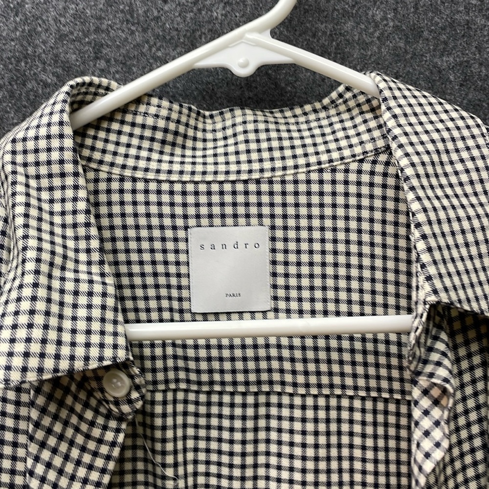 Sandro Long Sleeve Button Down